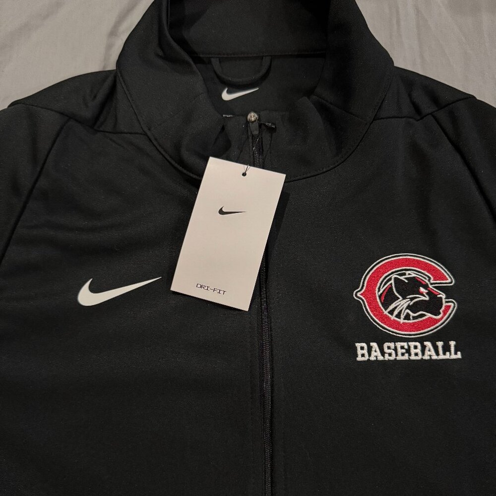 NWT!! Chapman University Baseball Nike Men's Epic Knit Jacket 2.0 Black - Med - Picture 3 of 4